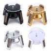 High-Footed UFO Solar 9cm 360 Rotating Display Stand Turntable - 2