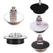 20cm Two-Way Turntable Display Stand - Black Mirror - 2