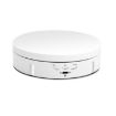 14.6cm Remote USB Electric Rotating Turntable Display Stand, White - 2