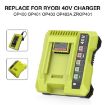RYOBI PO401/PO403/PO400 Battery Charger, US Plug - 36-40V Tool Cutting Machine - 4