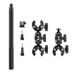 PULUZ Cycling Quick Release Bracket with Selfie Stick Set - 8