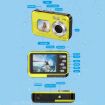 Waterproof 48MP HD Dual Screen Camera - Blue - 3