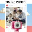 2.4 Inch IPS Screen Kids Digital Camera 48MP Dual Lens Mini Video Camera Pink Bunny - 6