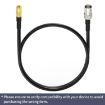 15cm BNC Female to SMB Male RG174 Coaxial Cable - 2