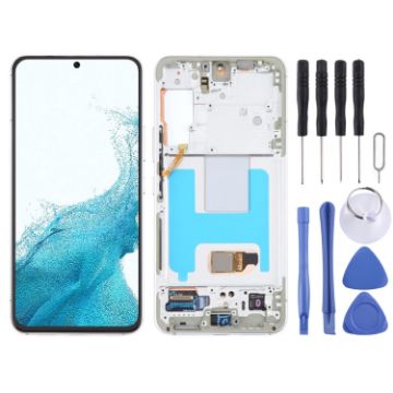 Samsung Galaxy S22 5G SM-S901B LCD Screen Digitizer Assembly White - 1