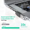 ENKAY USB 3.0 Adapter 90 Degree Male to Female Coupler - Vertical Down - 2