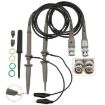 2pcs P6100 Oscilloscope Probe DC-100MHz BNC Connectors Scope Clip - 1