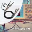 2pcs P6100 Oscilloscope Probe DC-100MHz BNC Connectors Scope Clip - 7