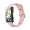 Rose Pink Silicone Watch Band for Huawei Band 7/Honor Band 7 - 1