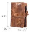 BULL CAPTAIN 01 RFID Anti-theft Cowhide Men Wallet (Coffee) - 2