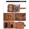 BULL CAPTAIN 01 RFID Anti-theft Cowhide Men Wallet (Coffee) - 5