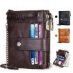 HUMERPAUL RFID Anti-Theft Leather Wallet - Dark Brown - 2
