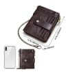 HUMERPAUL RFID Anti-Theft Leather Wallet - Dark Brown - 3