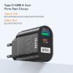 GaN AU Plug USB+Type-C 65W Charger - White - 5