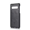 DG.MING Crazy Horse Texture Flip Leather Case for Samsung Galaxy S10 - 4