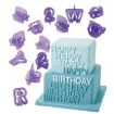 Alphanumeric Plastic Cookie Molds Set - 40pcs - Cake Decorative Printing Molds - 1