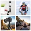 PULUZ Motorcycle Crab Clamp Handlebar Mount for GoPro - Black - 7