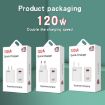 120W USB Fast Charger for Xiaomi 12/12 Pro - UK Plug - 7