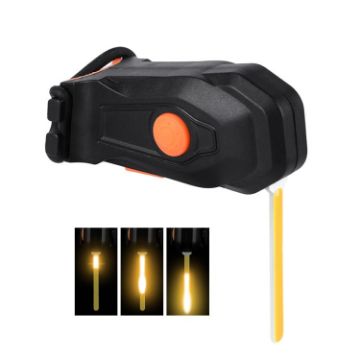 Yellow Bicycle Flowing Warning Tail Light - Night Riding Safety - 1