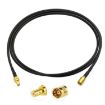 20cm SMB Male to Female Antenna Extension Cable RG174 Coaxial Cable - 2