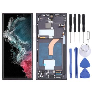 Samsung Galaxy S22 Ultra 5G LCD Screen Digitizer Assembly (Black) - 1