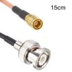 15cm RF Coaxial Cable BNC Male To SMB Female RG316 Adapter Extension Cable - 1