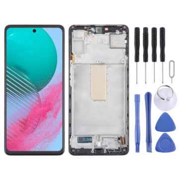 Samsung Galaxy M54 SM-M546B OLED LCD Screen Digitizer Assembly with Frame - 1
