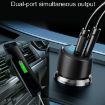 S-31 65W Dual Port Car Fast Charger - Auto Cigarette Lighter - 9