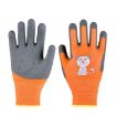 TPE Children Cartoon Gloves Hamster Parrot Size M Orange - 1