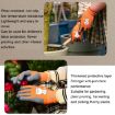 TPE Children Cartoon Gloves Hamster Parrot Size S Orange - 7