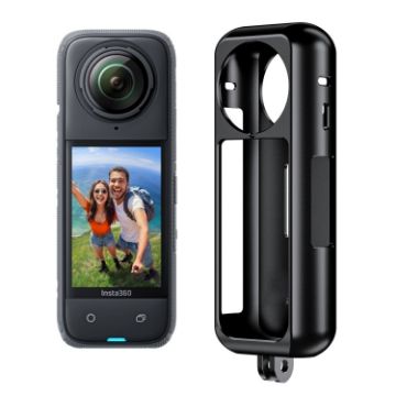 Insta360 X4 Aluminum Alloy Metal Protective Cage Housing Frame (Black) - 1