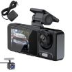 High-Def Night Vision Driving Recorder, Dual Recording 2K+720P, GPS Track - 1