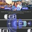 High-Def Night Vision Driving Recorder, Dual Recording 2K+720P, GPS Track - 4