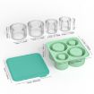 Stanley Cup 4 In 1 Ice Lattice Mold Silicone Ice Maker Box Green - 3