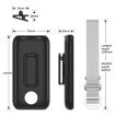 Apple Vision Pro Battery PC Case Holder with Belt Clip and Shoulder Strap - White - 6