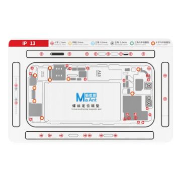 iPhone 13 MaAnt Double-sided Screw Positioning Magnetic Pad - 1