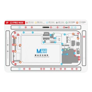 iPhone 13 Pro Max MaAnt Double-sided Screw Positioning Magnetic Pad - 1