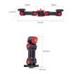 Dual Cold Shoe Mount Adapter Magic Arm Extension Bar Bracket Stand - 3