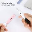 Deli DL412 Mini Small Art Knife Courier Portable Box Opener Blue - 5