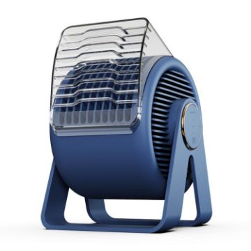 Blue F7 Snail Desktop Mini Bladeless Air Fan - Portable & Circulating - 1