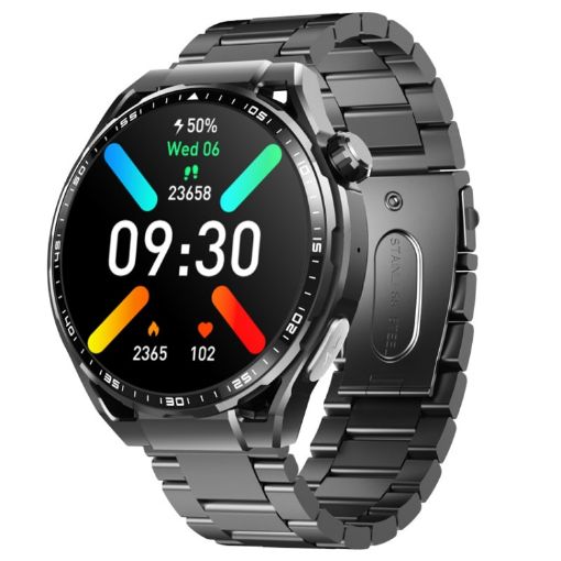 F200 Smart Health Watch ECG Blood Sugar Monitoring Black - 1