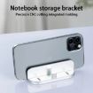 Aluminum Laptop Vertical Storage Stand - Large Gray Black - 6