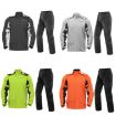 SULAITE Outdoor Motorcycle Riding Raincoat Suit XXXL Gray - 2