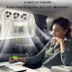 USB Car Window Exhaust Fan, Solar White - Cooling Ventilation Fan - 6
