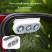 USB Car Window Exhaust Fan, Solar White - Cooling Ventilation Fan - 9