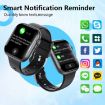 Black Silicone Smart Watch with Blood Sugar/Oxygen Monitoring - F70 - 4