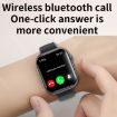 Black Silicone Smart Watch with Blood Sugar/Oxygen Monitoring - F70 - 8