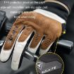 SULAITE Motorcycle Riding Gloves, Size L - Black - 7