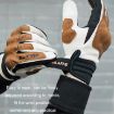 SULAITE Motorcycle Riding Gloves, Size L - Black - 8