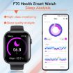Black Milan Smart Watch with Blood Sugar/Oxygen Monitoring - F70 - 9